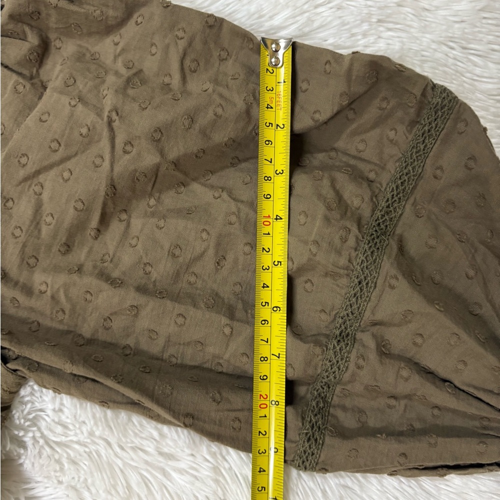 Anthropology Pilcro Khaki Long Sleeve Dress - Picture 12 of 14